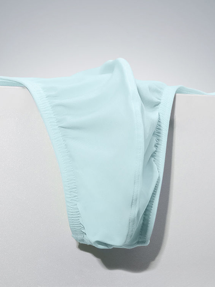 4 Pack Men's Sexy Pouch T-Back Thongs | dmunderwear detail image 10