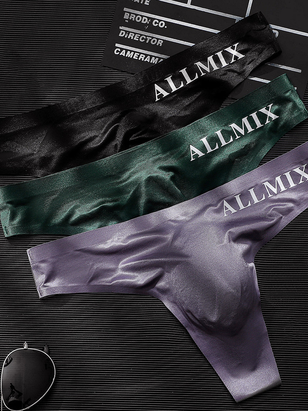 4 Pack Men's Sexy Seamless T-back Thongs | dmunderwear detail image 6