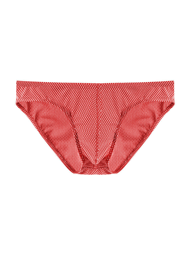 4 Pack Men's Sexy Solid Color Low-Rise Stretch Fit Breathable Briefs | dmunderwear detail image 19