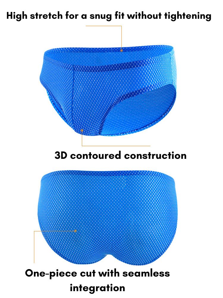 4 Pack Men's Sexy Solid Color Low-Rise Stretch Fit Breathable Briefs | dmunderwear detail image 6