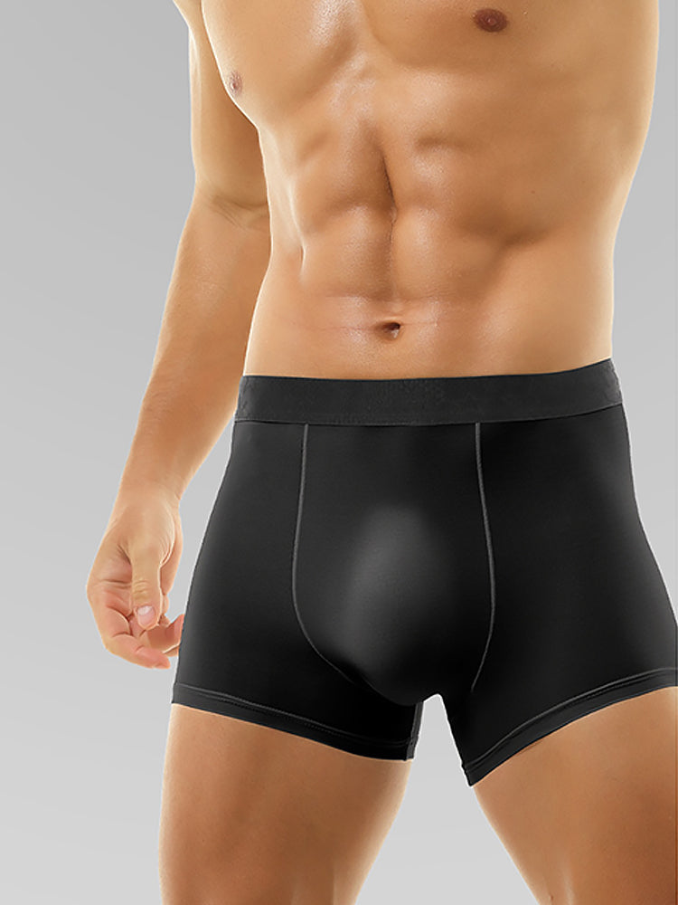 4 Pack Men's Silky Thin Seamless Trunks | dmunderwear