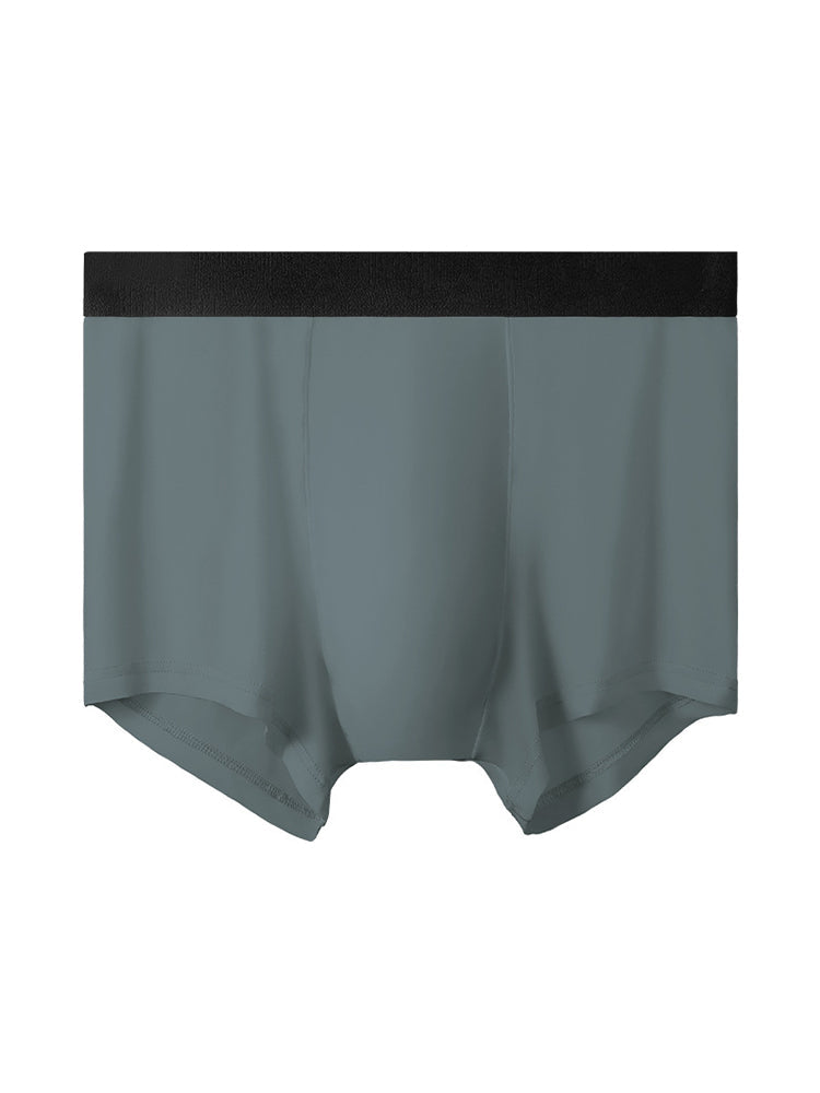 4 Pack Men's Silky Thin Seamless Trunks | dmunderwear detail image 18