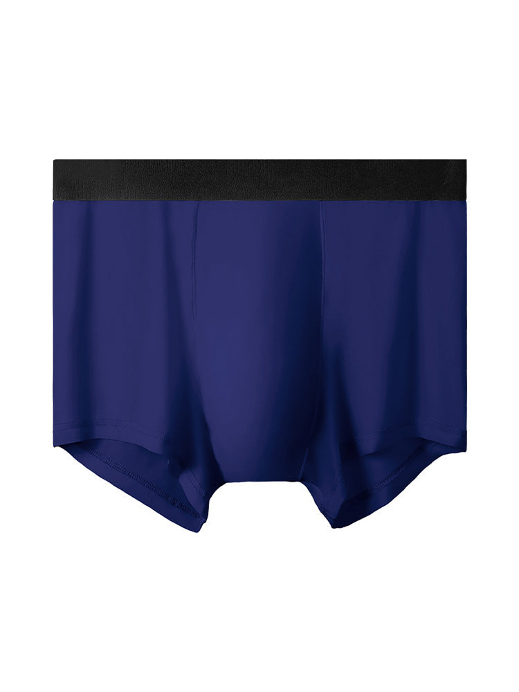 4 Pack Men's Silky Thin Seamless Trunks | dmunderwear detail image 19