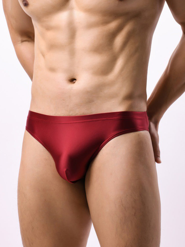 4 Pack Men's Skin-Friendly Cooling Touch Comfy Waistband Briefs | dmunderwear detail image 6