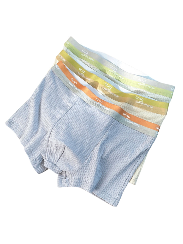 4 Pack Men's Soft-Touch Cotton Antibacterial All-Season Daily Stretch Luxury Trunks | dmunderwear detail image 15