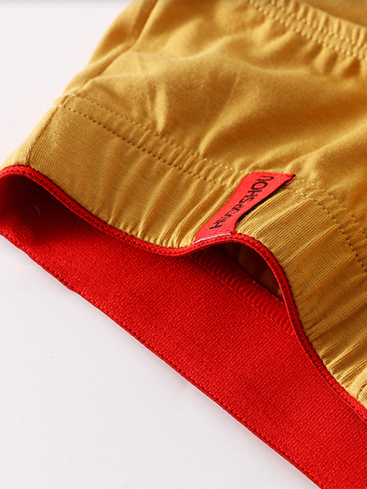 4 Pack Men's Solid Color Cotton Low-Rise Seamless Comfort Briefs | dmunderwear detail image 6