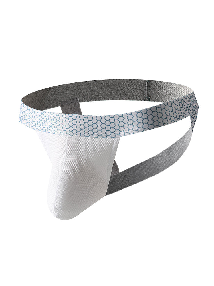 4 Pack Men's Solid Color Seamless Comfort Sporty Cut Cooling Touch Stretch Fit Jockstrap | dmunderwear