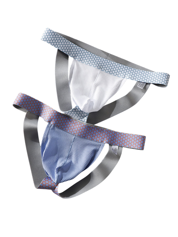 4 Pack Men's Solid Color Seamless Comfort Sporty Cut Cooling Touch Stretch Fit Jockstrap | dmunderwear detail image 8