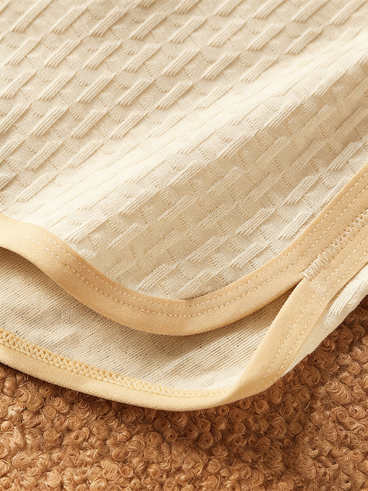 4 Pack Men's Solid Textured Minimalist Mid-Rise Breathable Trunks | dmunderwear detail image 13