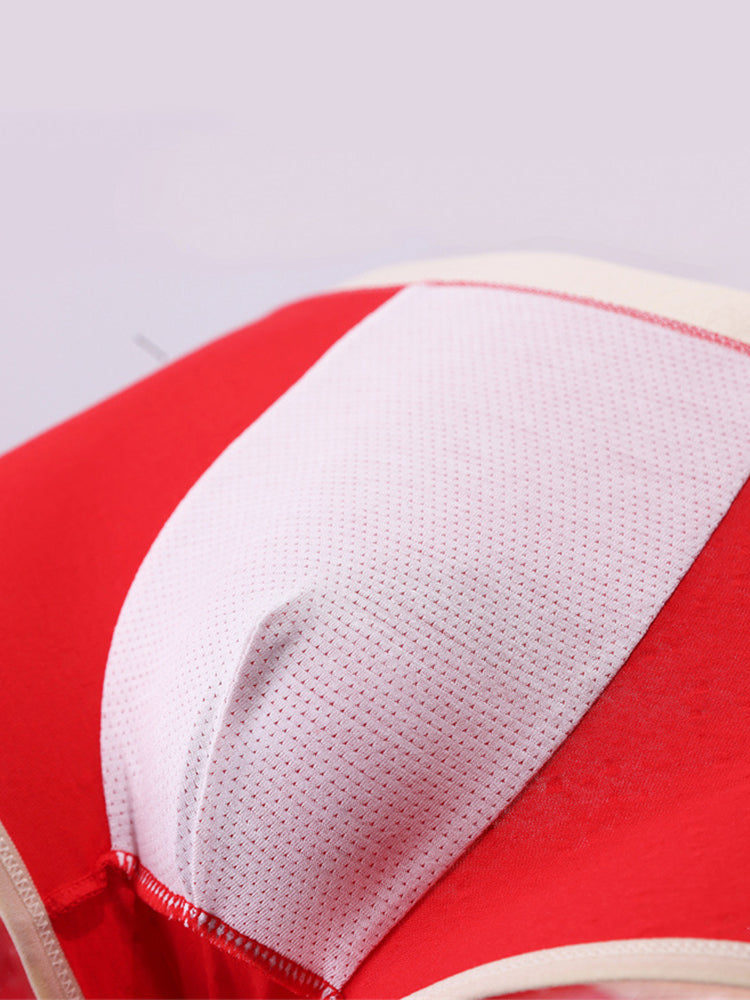 4-pack Men's Starry Sky Pure Cotton Personality Trendy Youth Boxer Briefs | dmunderwear detail image 10