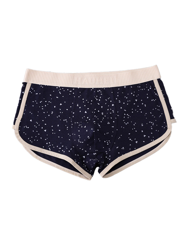 4-pack Men's Starry Sky Pure Cotton Personality Trendy Youth Boxer Briefs | dmunderwear detail image 15