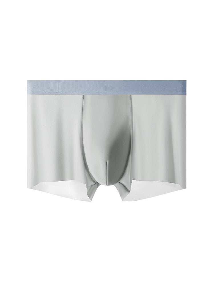 4-Pack Men's Stretch Fit Anti-Odor Seamless Ice Silk Trunks | dmunderwear detail image 16