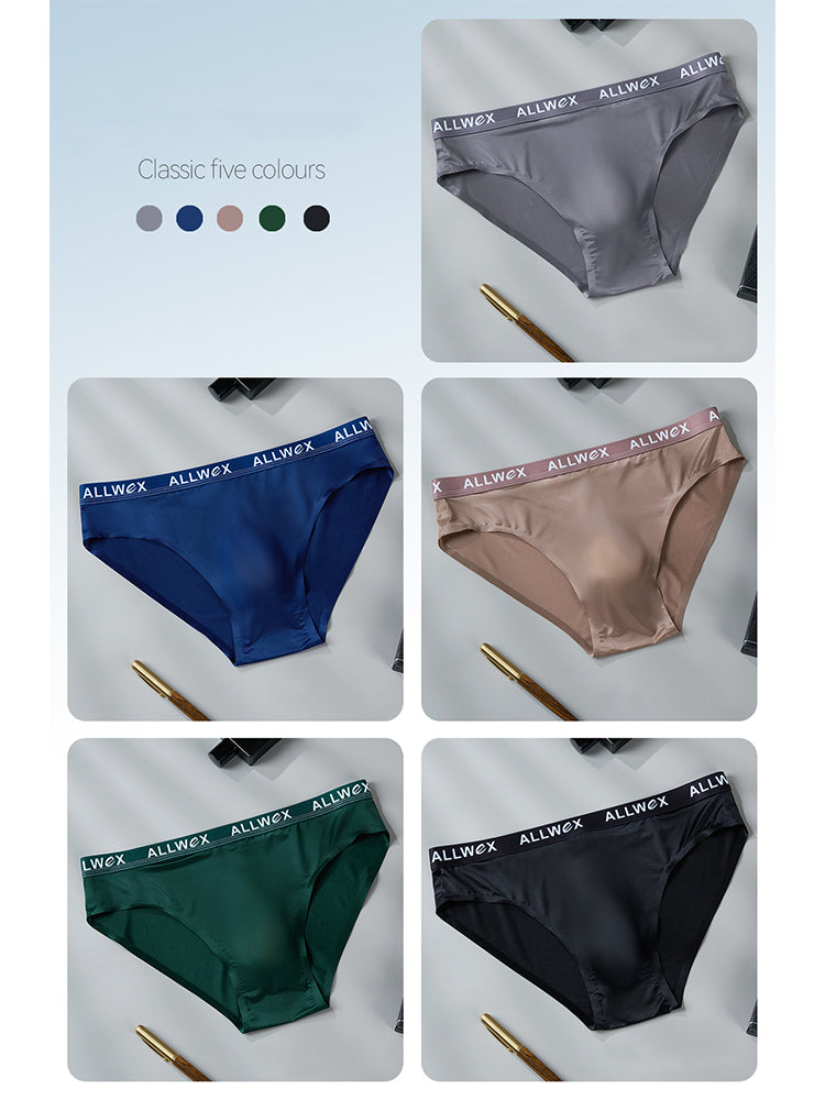 4 Pack Men's Stretch Fit Low-Rise Zero-Irritation Soft-Bound Edges Cooling Briefs | dmunderwear detail image 17
