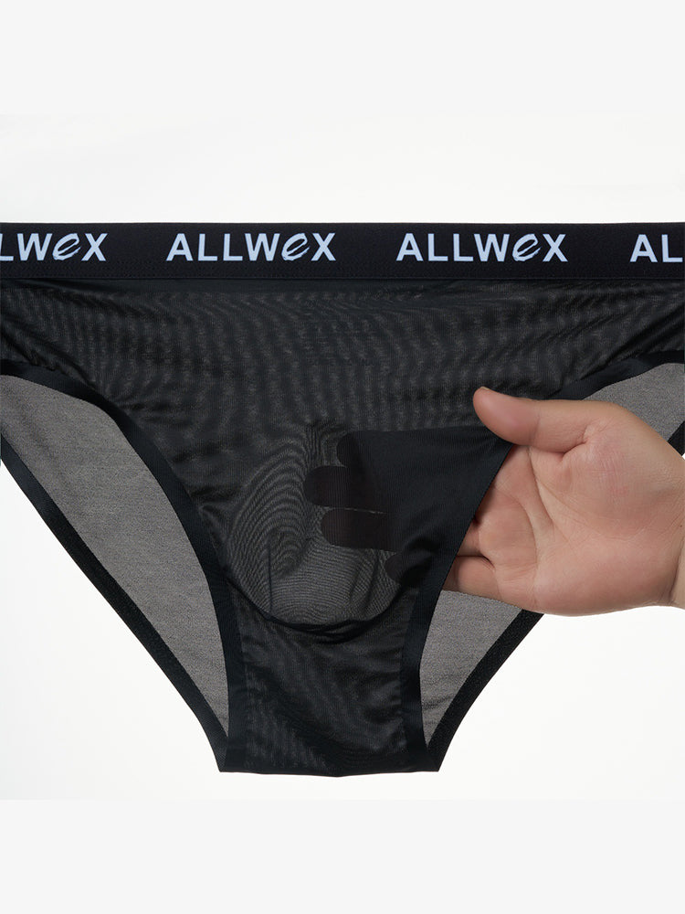4 Pack Men's Stretch Fit Low-Rise Zero-Irritation Soft-Bound Edges Cooling Briefs | dmunderwear detail image 20