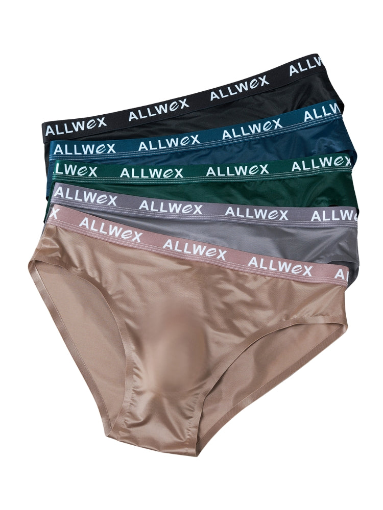 4 Pack Men's Stretch Fit Low-Rise Zero-Irritation Soft-Bound Edges Cooling Briefs | dmunderwear detail image 7