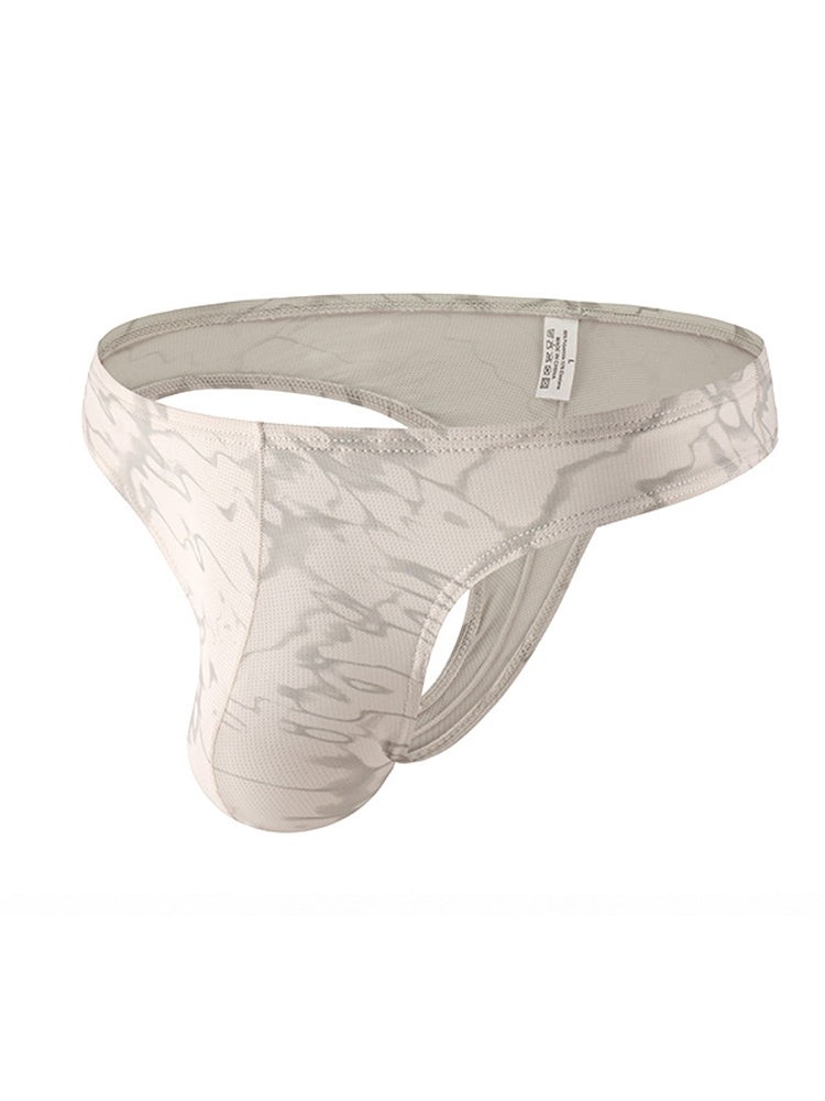 4-pack Men's Supportive Fit Lightweight & Airy Breathable Thong & Strings | dmunderwear detail image 20