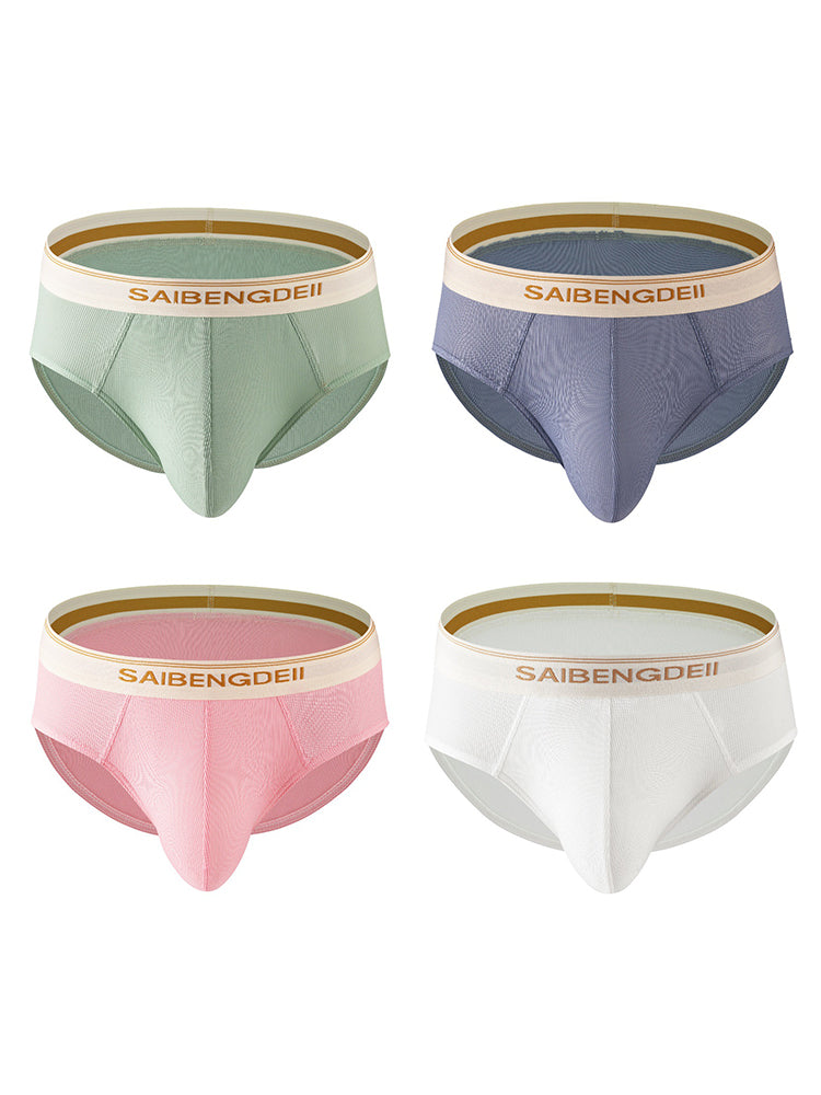 Men's Threaded Fabric U-Raised Low Rise Trunks | dmunderwear detail image 13