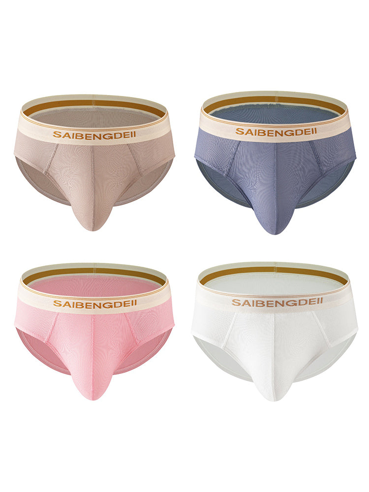 Men's Threaded Fabric U-Raised Low Rise Trunks | dmunderwear detail image 14