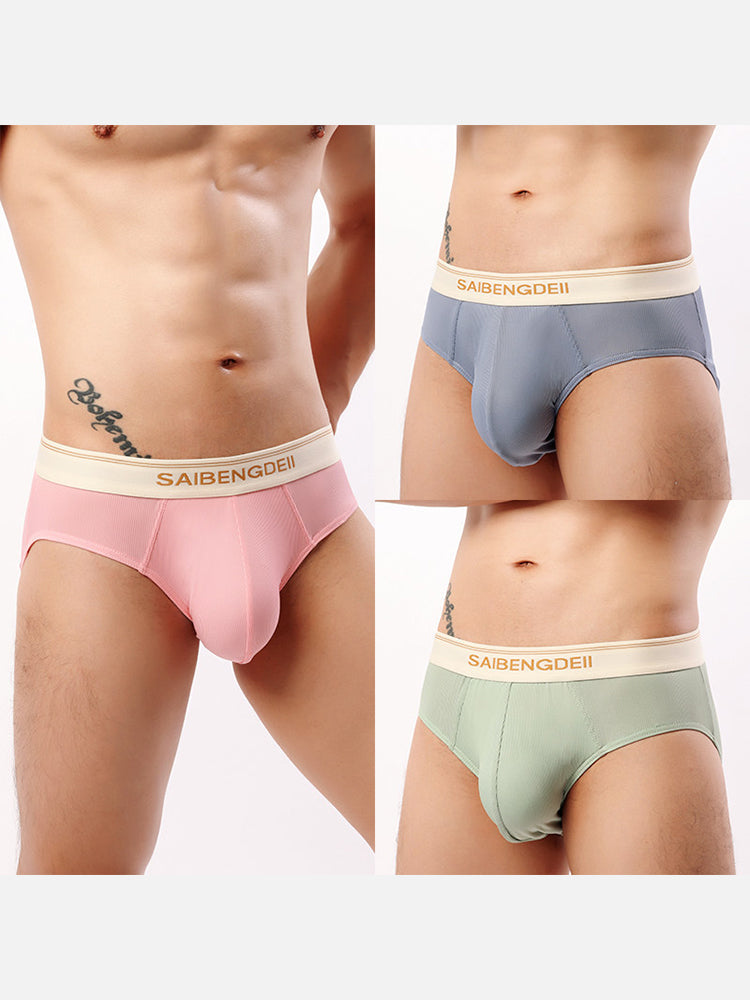 Men's Threaded Fabric U-Raised Low Rise Trunks | dmunderwear detail image 3