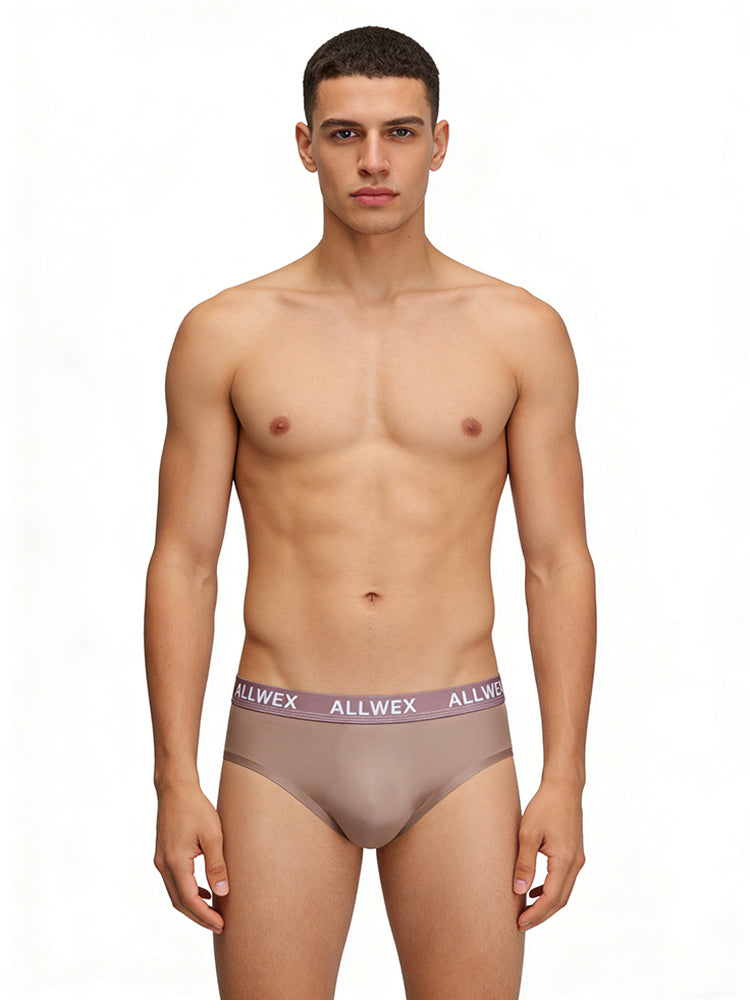 4 Pack Men's Trendy Design Solid Color Quick-Dry Breathable Thongs | dmunderwear
