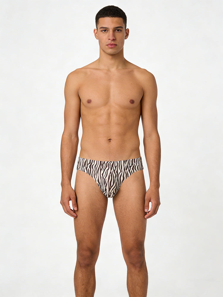 4 Pack Men's U-Pouch Leopard Print Sexy & Contour Fit Briefs | dmunderwear