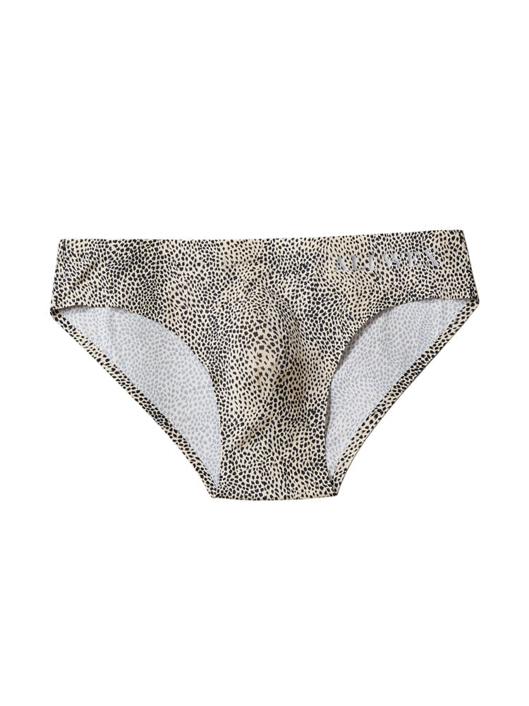4 Pack Men's U-Pouch Leopard Print Sexy & Contour Fit Briefs | dmunderwear detail image 16