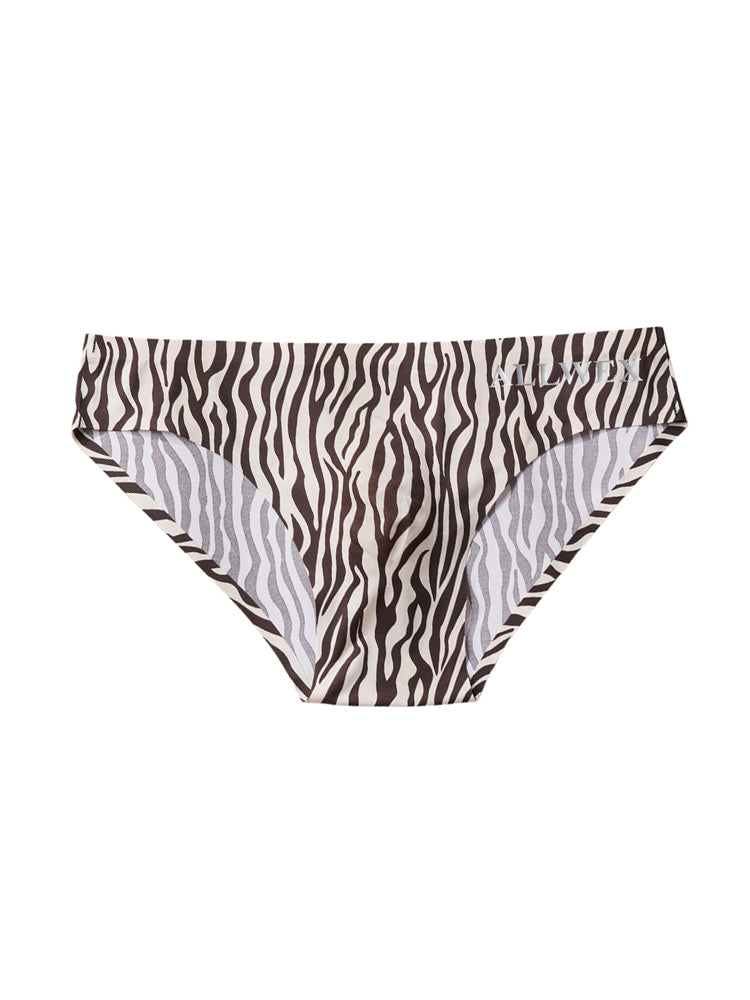 4 Pack Men's U-Pouch Leopard Print Sexy & Contour Fit Briefs | dmunderwear detail image 17