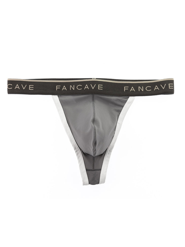 4 Pack Men's Ultra-Lightweight Sheer Icy Mesh Thongs | dmunderwear detail image 11