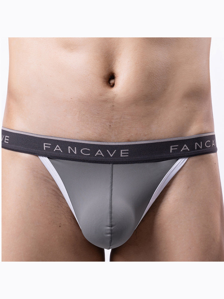 4 Pack Men's Ultra-Lightweight Sheer Icy Mesh Thongs | dmunderwear detail image 3