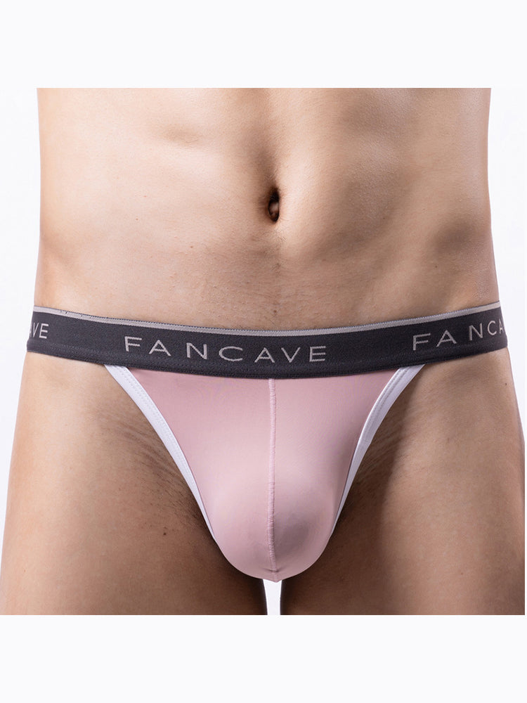 4 Pack Men's Ultra-Lightweight Sheer Icy Mesh Thongs | dmunderwear detail image 5