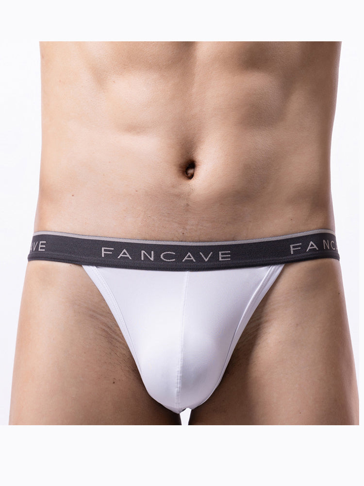 4 Pack Men's Ultra-Lightweight Sheer Icy Mesh Thongs | dmunderwear detail image 6