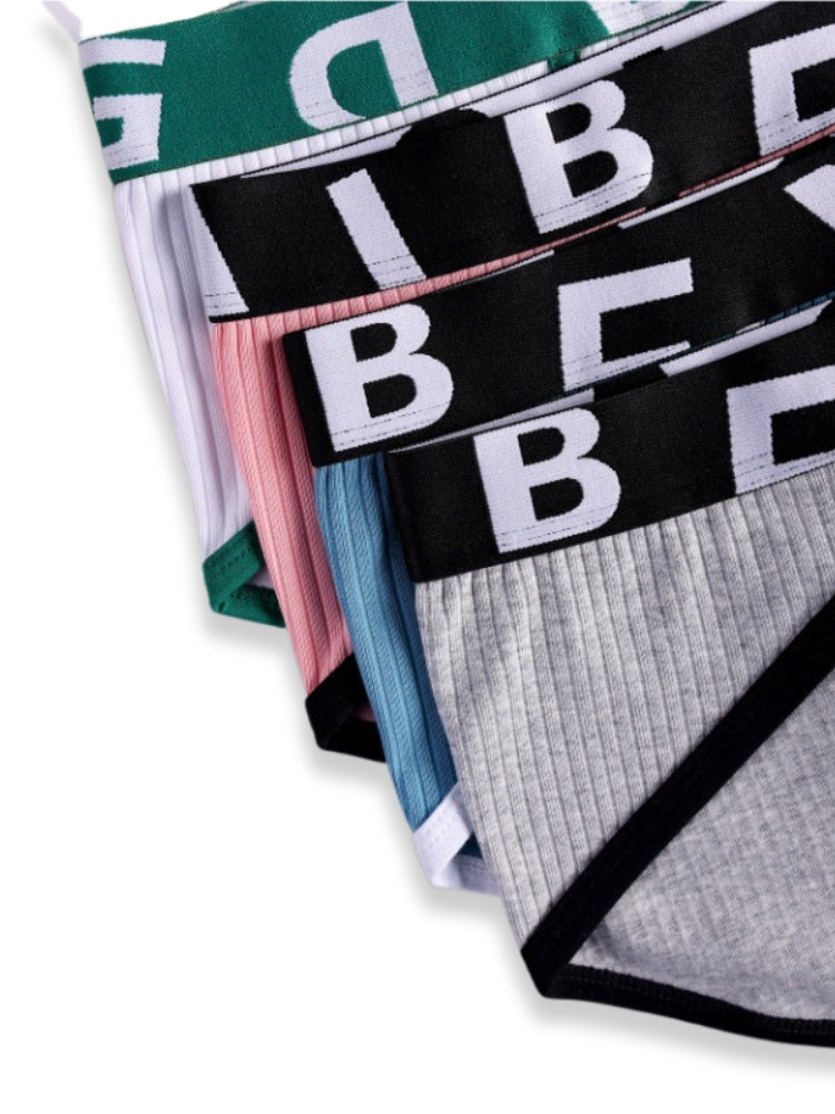 4-pack Men's Ultra-Soft Breathable Cotton High-Stretch Briefs | dmunderwear detail image 3