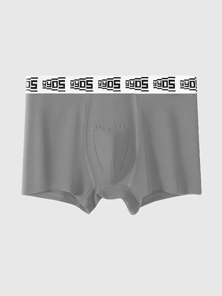 4 Pack Men's 10A Antibacterial Cotton Trunks with Oyster Massage Pouch | dmunderwear detail image 19