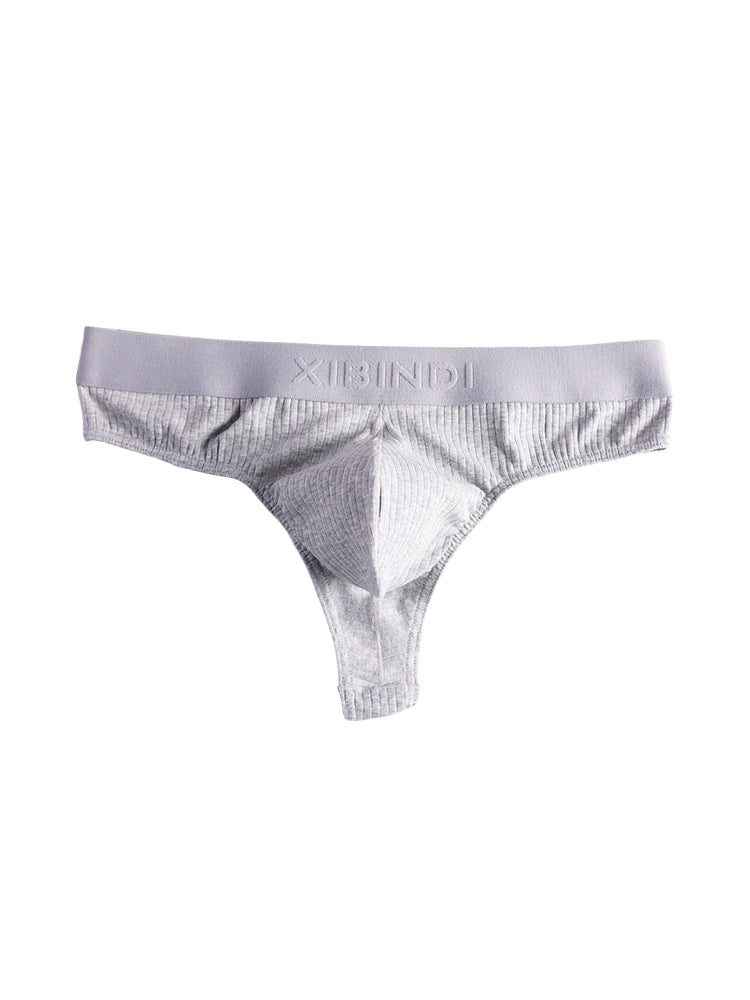 4-Pack Men's Ultra-Soft Cotton Mid-Rise Stay-Put Fit Seamless Thong | dmunderwear detail image 9
