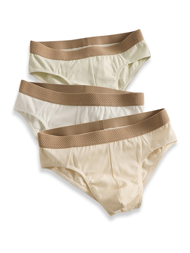 4 Pack Men's Ultra-Soft Cotton Seamless Comfort Supportive Fit Briefs | dmunderwear detail image 4