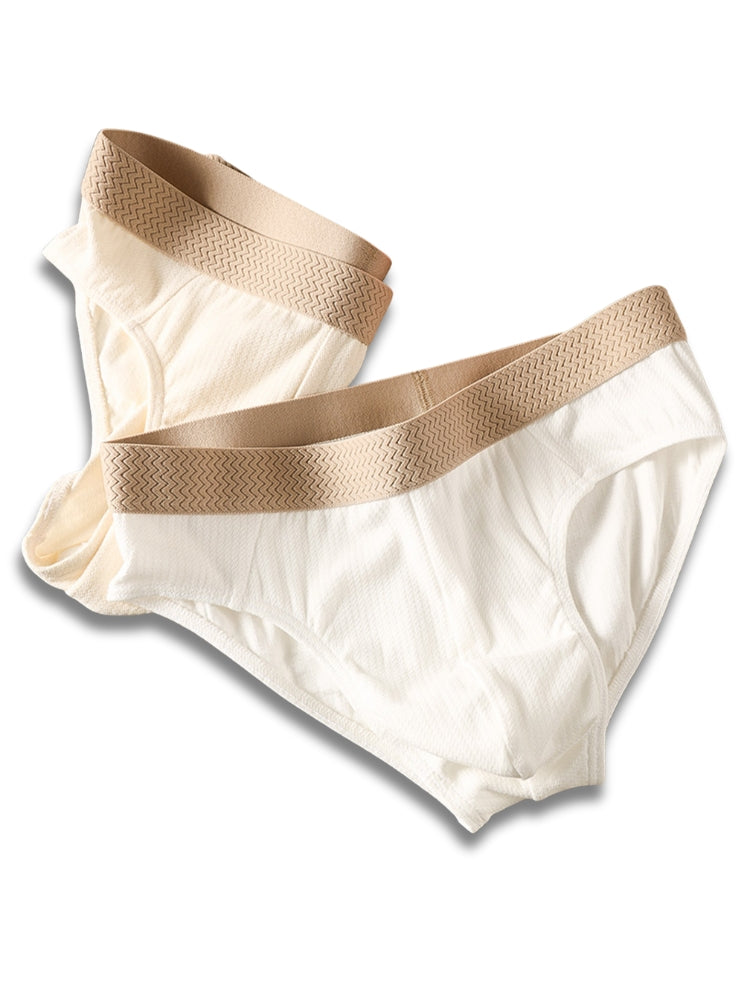 4 Pack Men's Ultra-Soft Cotton Seamless Comfort Supportive Fit Briefs | dmunderwear detail image 6