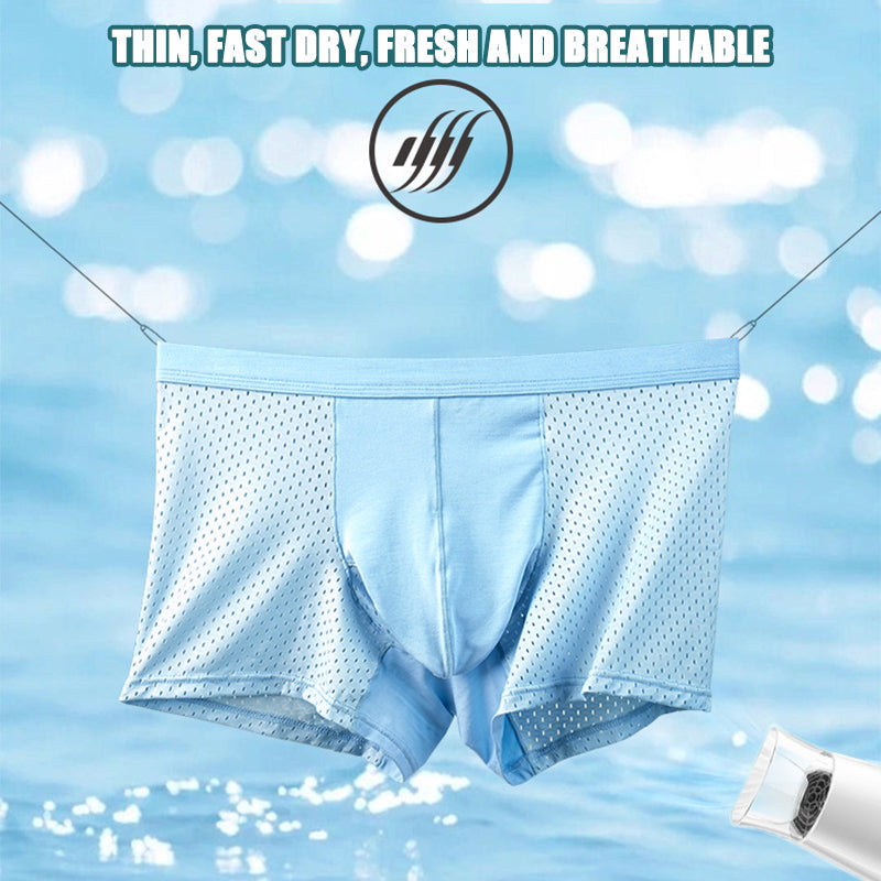 4 Pack Breathable Mesh Ball Pouch Underwear | dmunderwear detail image 13