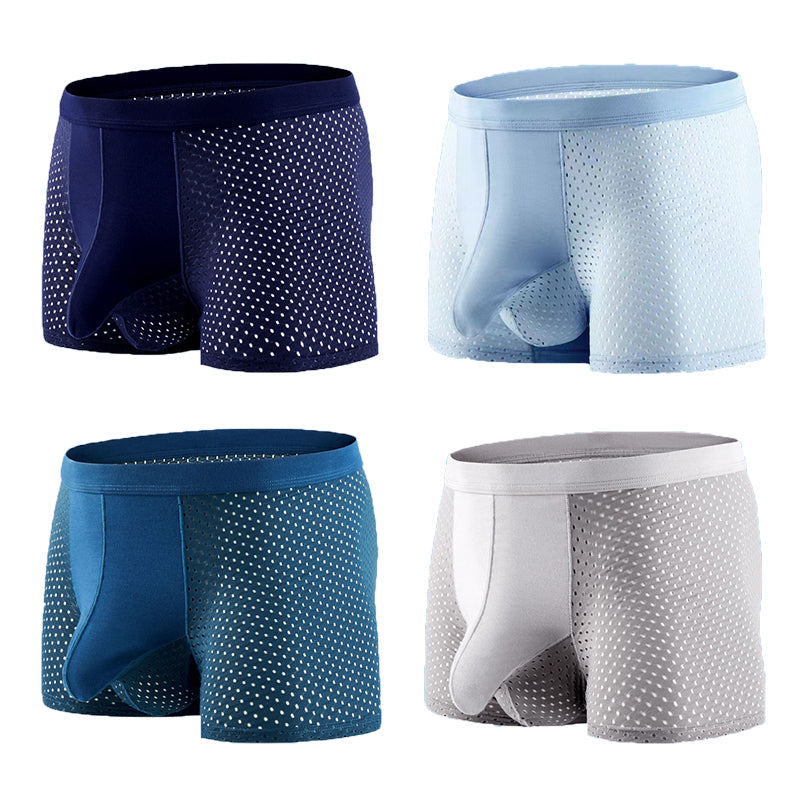 4 Pack Breathable Mesh Ball Pouch Underwear | dmunderwear detail image 8