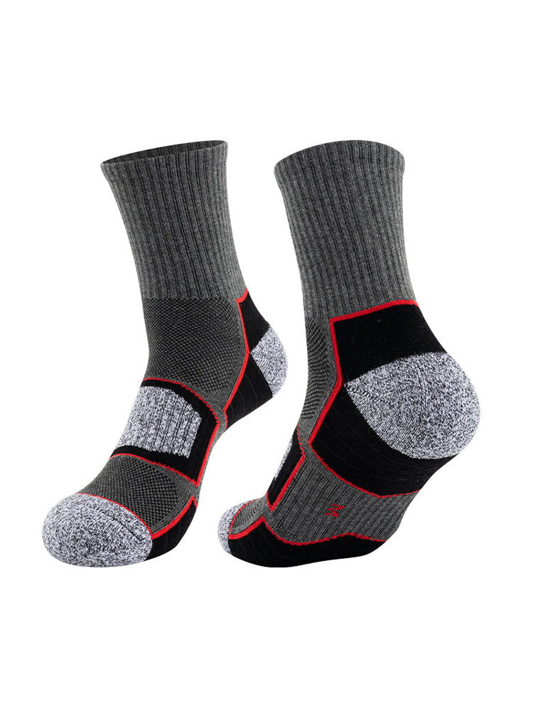 4 Pack Mid-Crew Thick Cushioned Sports Socks | dmunderwear