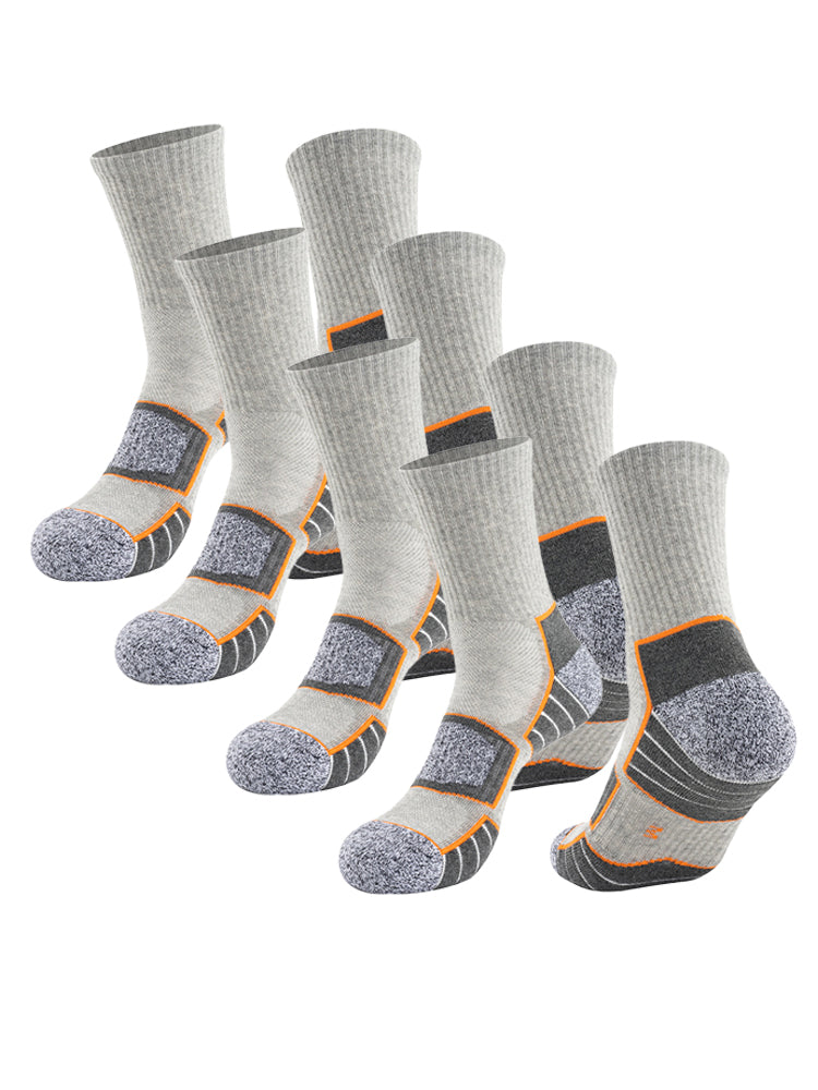4 Pack Mid-Crew Thick Cushioned Sports Socks | dmunderwear detail image 10