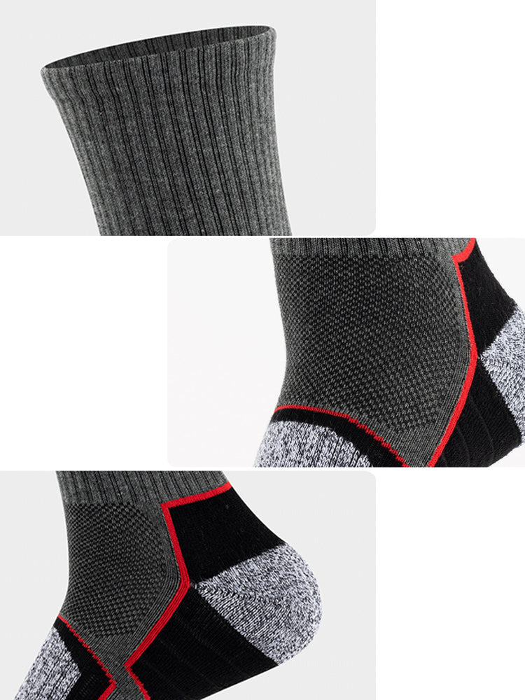 4 Pack Mid-Crew Thick Cushioned Sports Socks | dmunderwear detail image 3