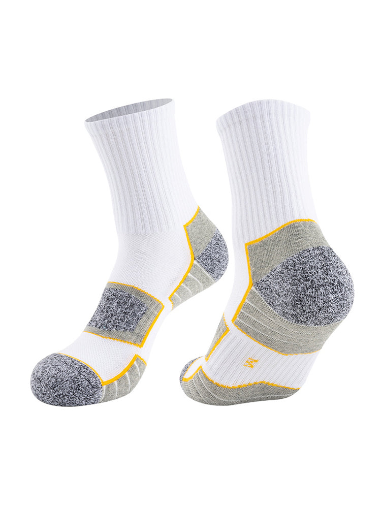 4 Pack Mid-Crew Thick Cushioned Sports Socks | dmunderwear detail image 5