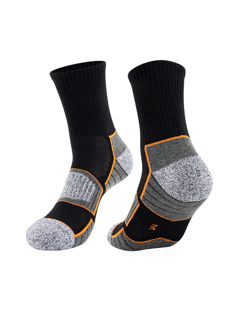 4 Pack Mid-Crew Thick Cushioned Sports Socks | dmunderwear detail image 6