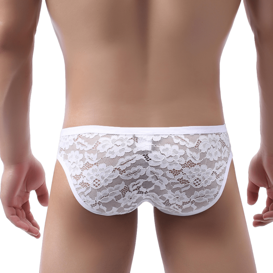 4 Pack No Secrets Lace Briefs | dmunderwear detail image 5