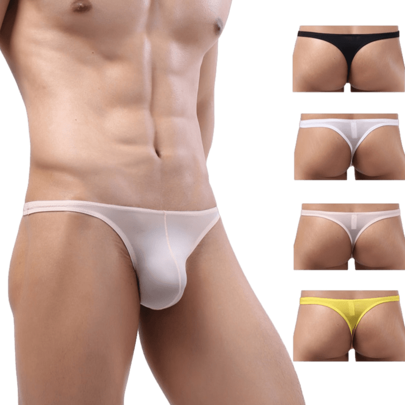 4 Pack Nude Slip Thong | dmunderwear