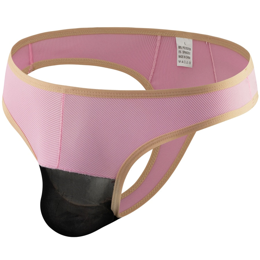 4 Pack Oasis Sheer Pouch Thong | dmunderwear detail image 10