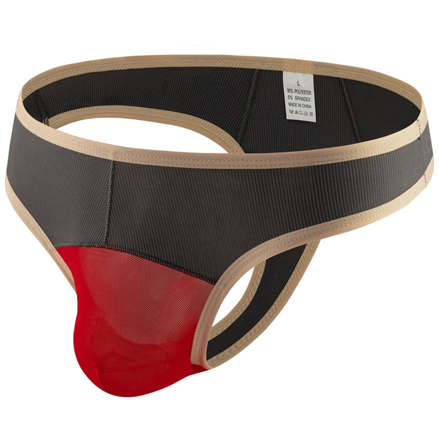 4 Pack Oasis Sheer Pouch Thong | dmunderwear detail image 11