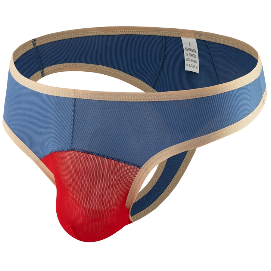 4 Pack Oasis Sheer Pouch Thong | dmunderwear detail image 5
