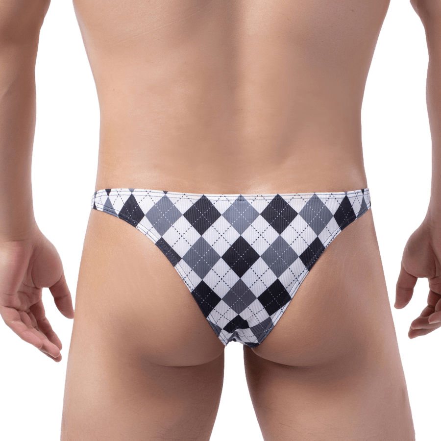 4 Pack Plaid V Bikini | dmunderwear detail image 2