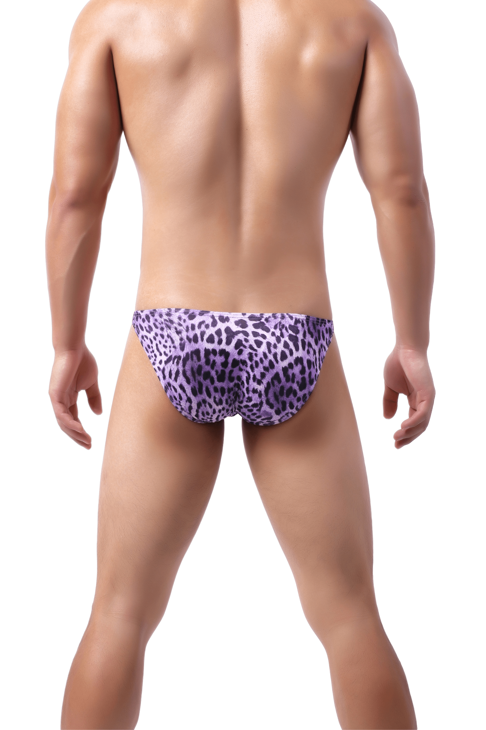 4 Pack Rainbow Leopard Bikini Briefs | dmunderwear detail image 4